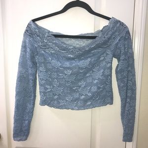 Free People Off the Shoulder Shirt